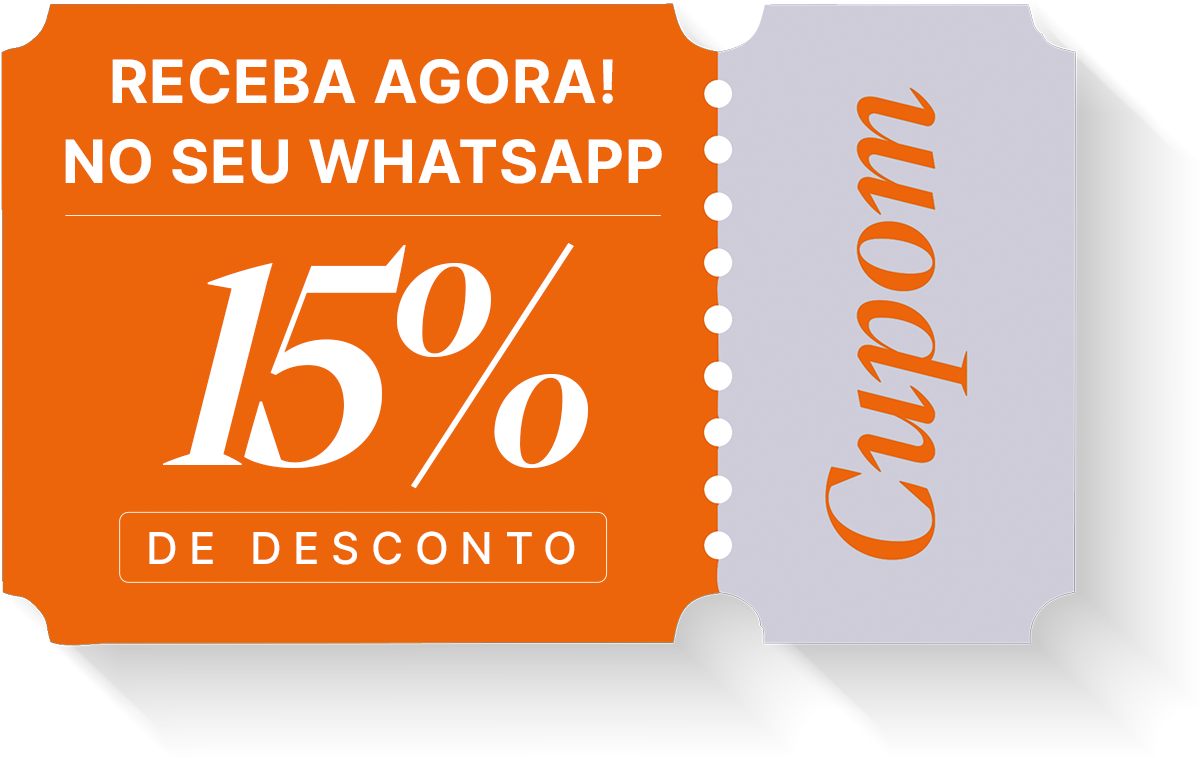 Ganhe 15% de Desconto no WhatsApp - Primeira Compra