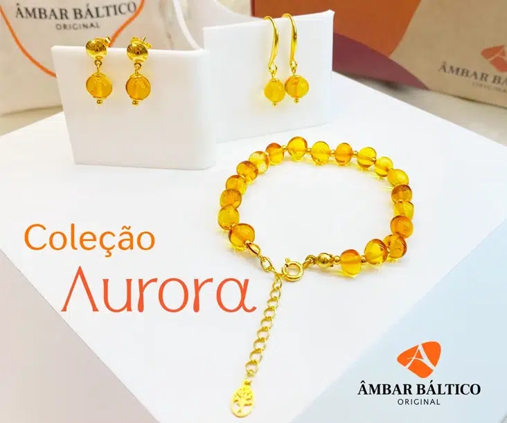 Coleção Aurora - Âmbar Báltico Original