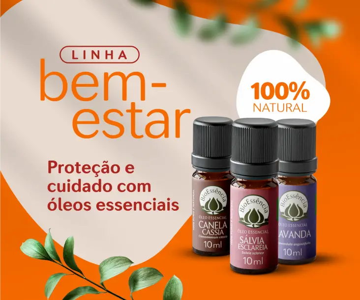 Linha Bem Estar - Óleos Essenciais